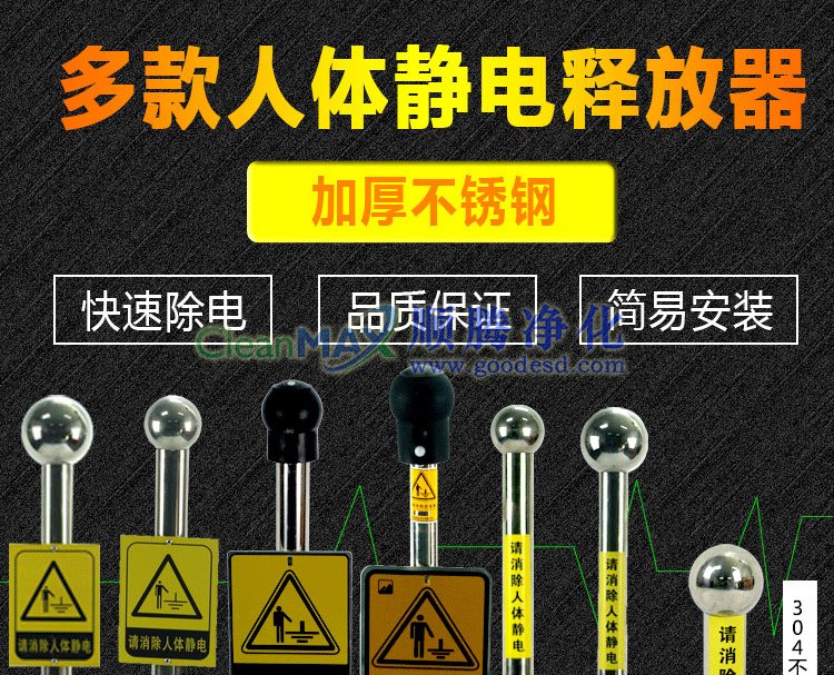 人体静电消除球